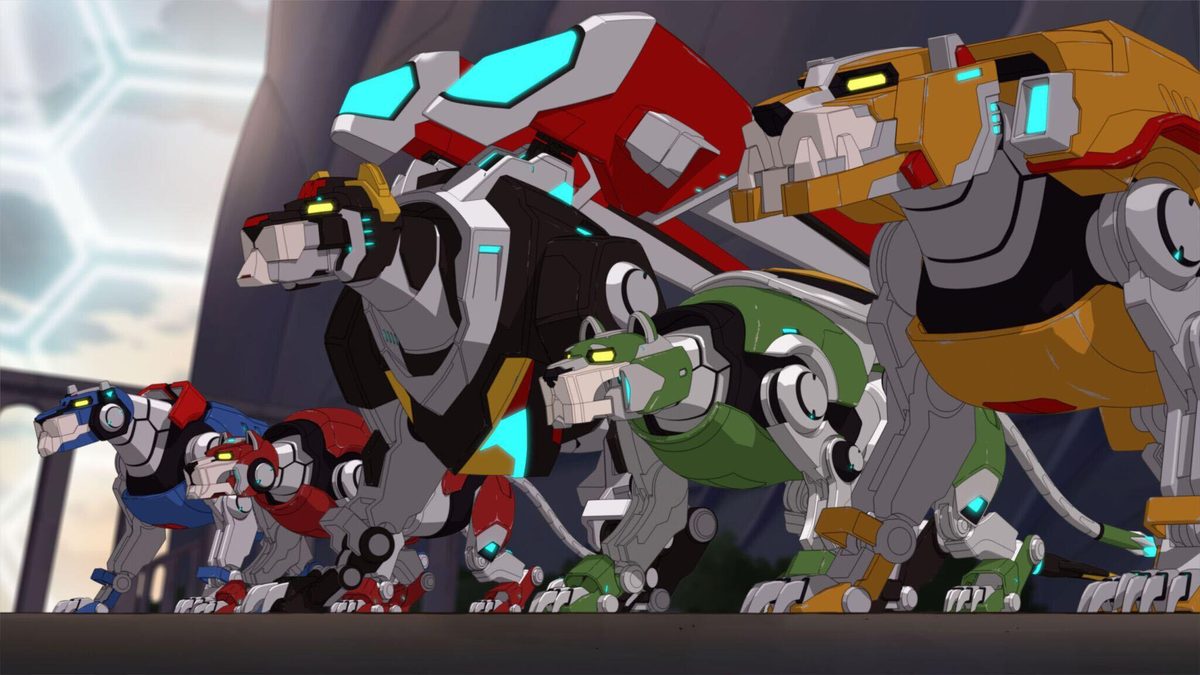 Voltron i cinque leoni robot che formavano un colosso d'acciaio — foto anni 80 e 90