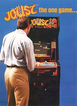 Joust: cavalieri in groppa agli struzzi volanti — foto anni 80 e 90