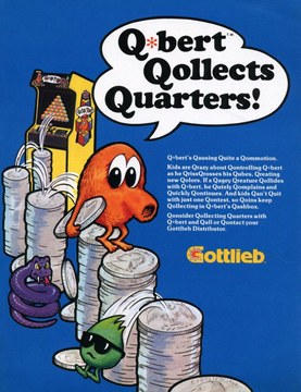 Q*bert: la piramide di cubi e la parolaccia a fumetto — foto anni 80 e 90