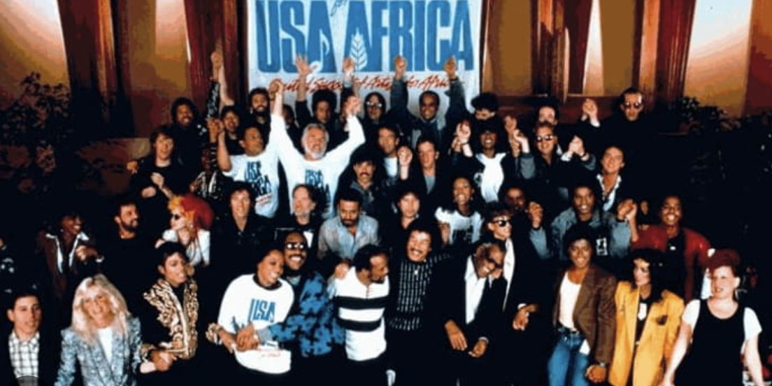 La notte che unì le stelle: quando "We Are the World" cambiò la musica per sempre — foto anni 80 e 90