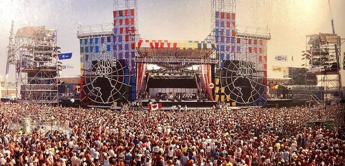 Live Aid: sedici ore che fermarono il mondo davanti alla TV — foto anni 80 e 90