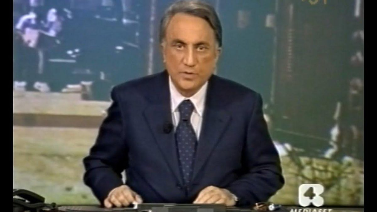 I telegiornali di Emilio Fede: show tra notizie ed esclusive — foto anni 80 e 90