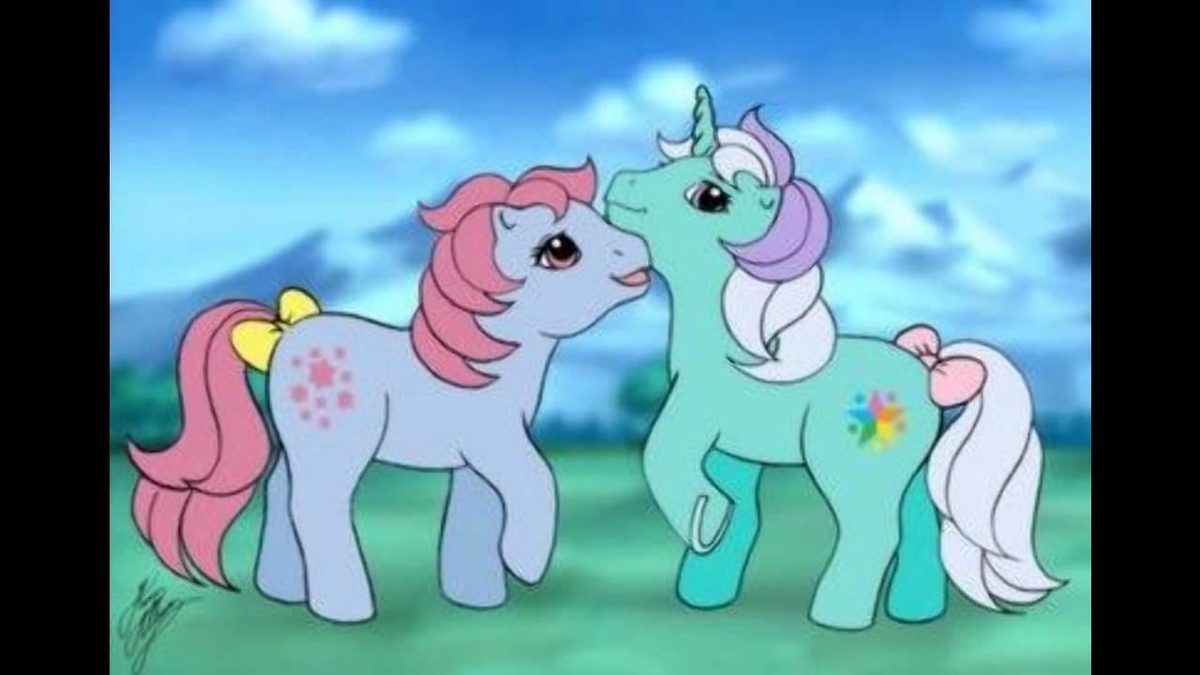 Vola mio mini pony: l'arcobaleno che unì due mondi — foto anni 80 e 90